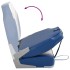 Set de asientos plegables para barco 4 uds con respaldo