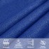 Toldo de vela cuadrado HDPE azul 160 g/m² 7x7