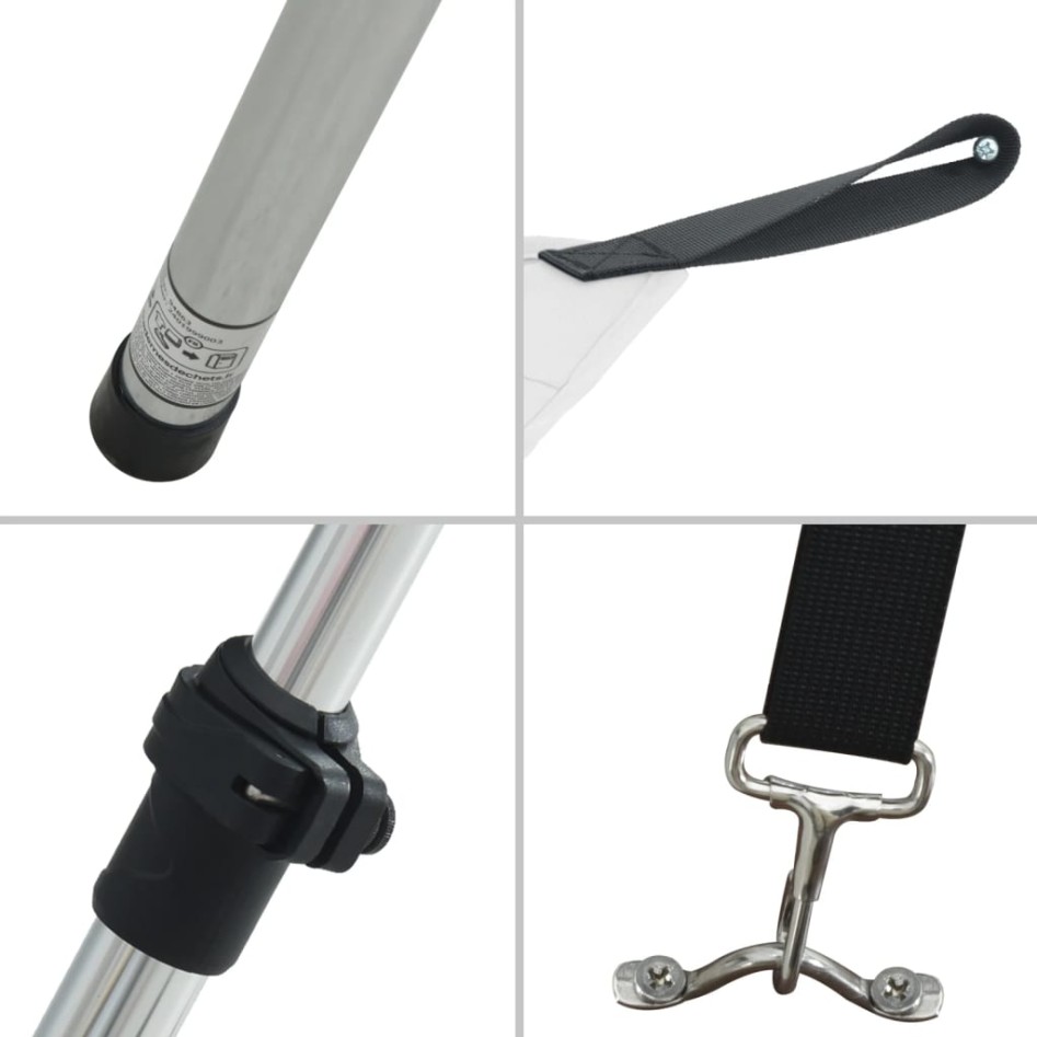 Set de toldo T-Top extensión blanco 170x170x(113-182,5)