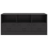 Mueble para TV de acero negro 99x39x44