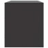 Mueble para TV de acero negro 99x39x44