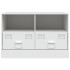 Muebles para TV 2 unidades acero blanco 67x39x44