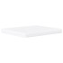 Cama con colchón cuero sintético blanco 180x200