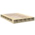 Estructura de cama madera de ingeniería roble Sonoma 140x200