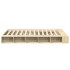 Estructura de cama madera de ingeniería roble Sonoma 140x200