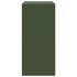 Aparador de acero verde oliva 67x39x83