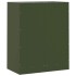 Aparador de acero verde oliva 67x39x83