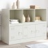 Aparador de acero blanco 99x39x73