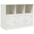 Aparador de acero blanco 99x39x73