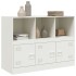 Aparador de acero blanco 99x39x73