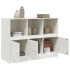 Aparador de acero blanco 99x39x73