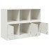 Aparador de acero blanco 99x39x73