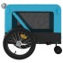 Remolque de bicicleta mascotas hierro tela Oxford azul