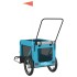 Remolque de bicicleta mascotas hierro tela Oxford azul
