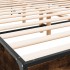 Estructura cama madera ingeniería metal roble ahumado