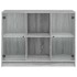 Aparador madera de ingeniería gris Sonoma 102x37x75,5