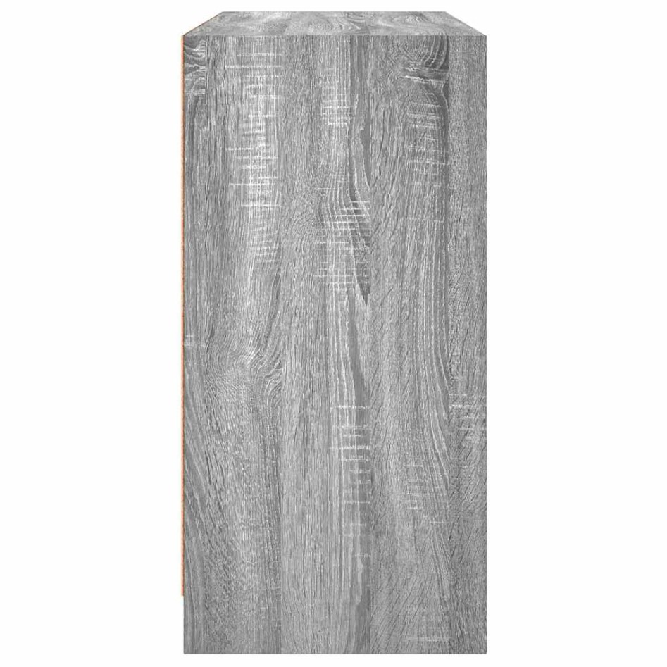 Aparador madera de ingeniería gris Sonoma 102x37x75,5