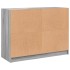 Aparador madera de ingeniería gris Sonoma 102x37x75,5