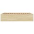 Estructura de cama madera de ingeniería roble Sonoma 160x200