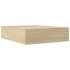 Estructura de cama madera de ingeniería roble Sonoma 160x200