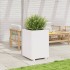 Jardinera madera maciza de pino blanco 50x50x72,5