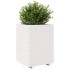 Jardinera madera maciza de pino blanco 50x50x72,5