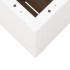 Jardinera madera maciza de pino blanco 50x50x72,5