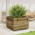 Jardinera madera de pino impregnada 70x70x49,5