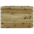 Jardinera madera de pino impregnada 70x70x49,5
