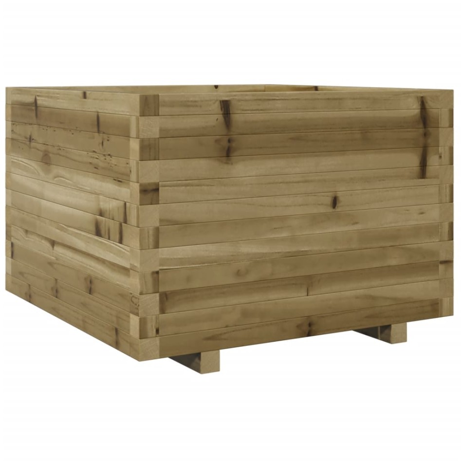 Jardinera madera de pino impregnada 70x70x49,5