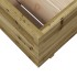 Jardinera madera de pino impregnada 70x70x49,5