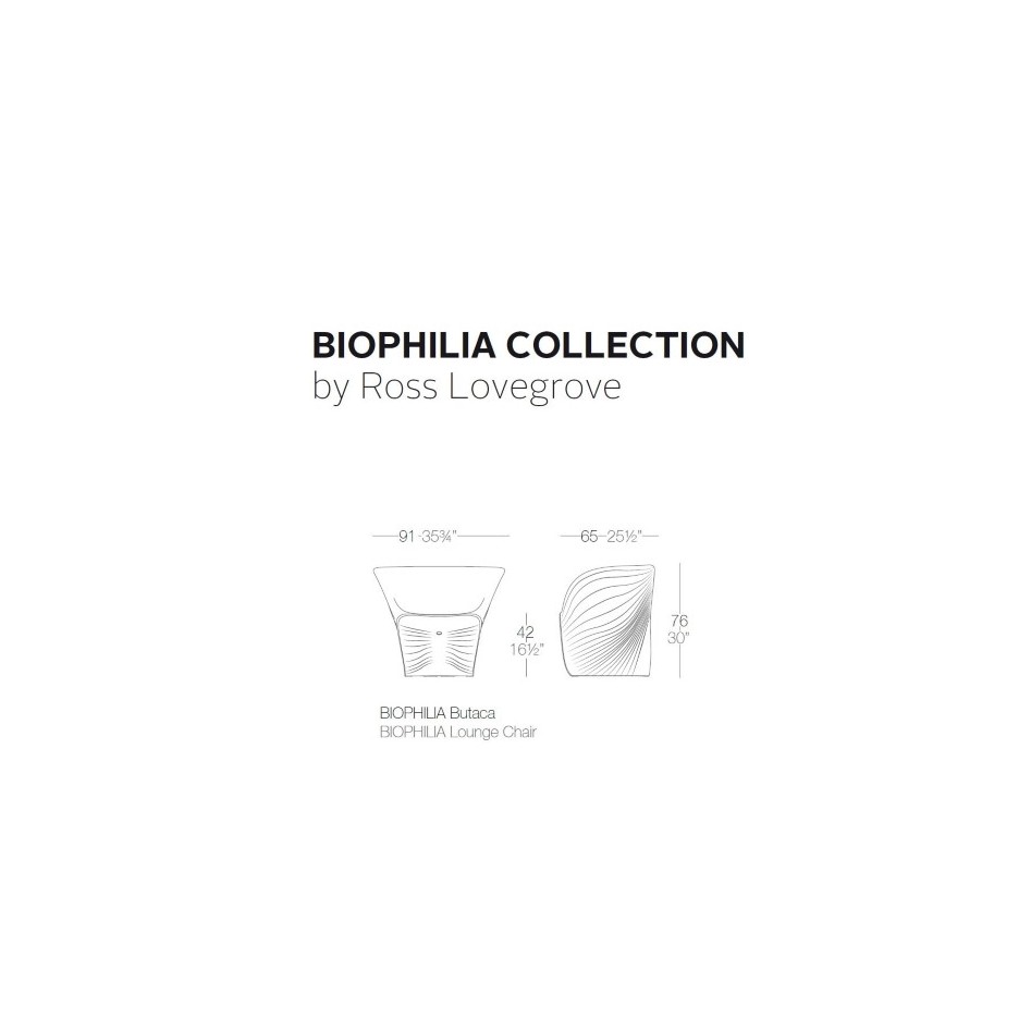 Butaca biophilia by Vondom