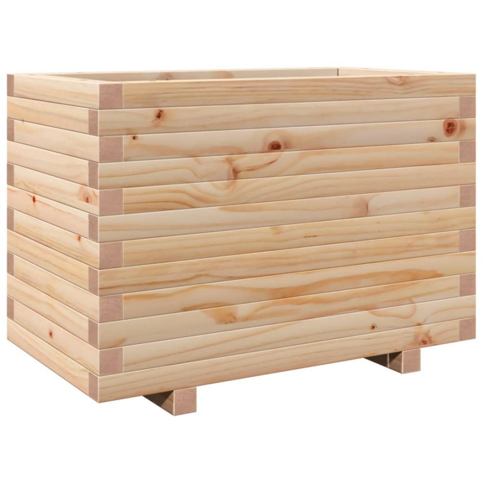 Jardinera madera maciza de pino 70x40x49,5