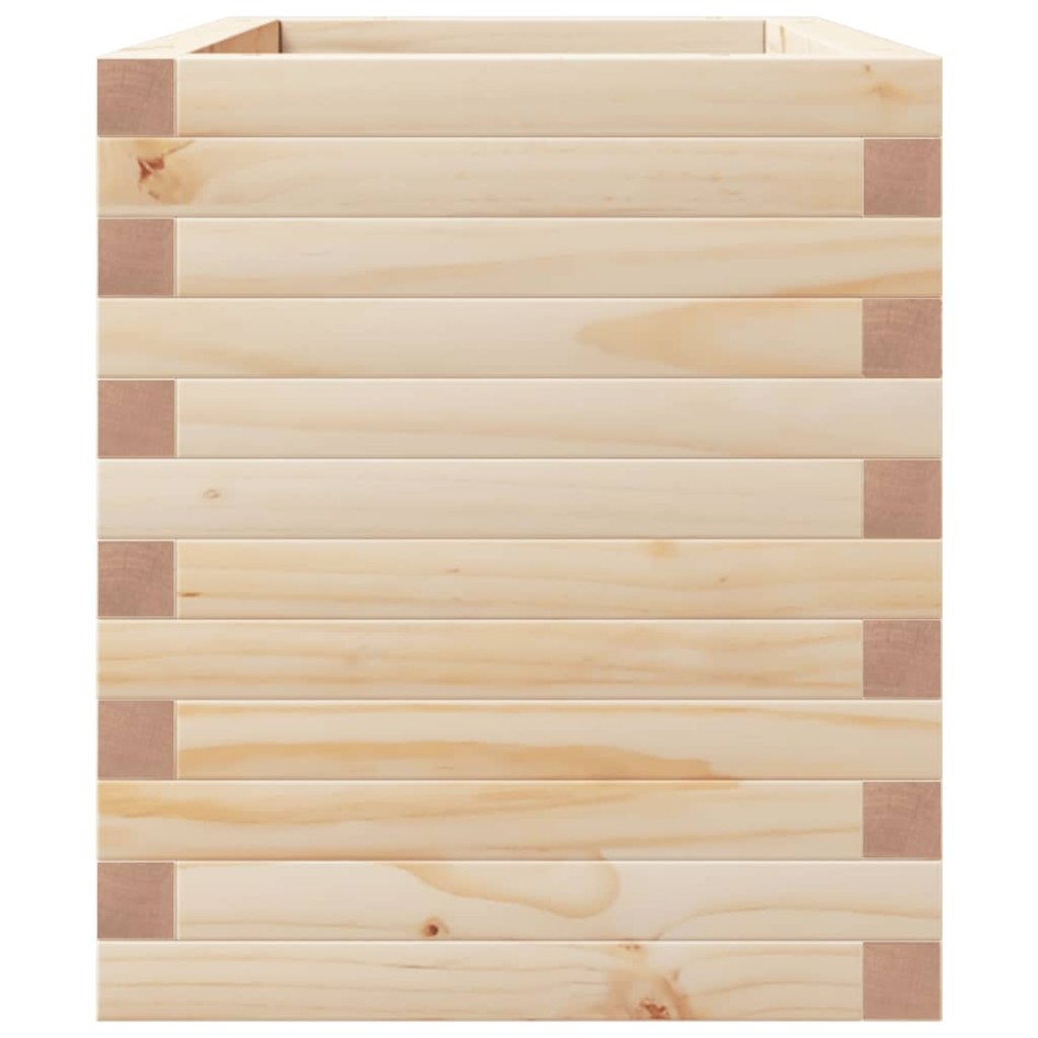 Jardinera madera maciza de pino 70x40x49,5