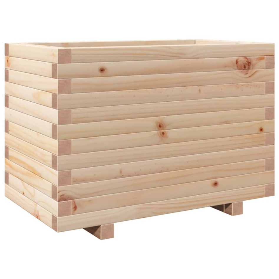 Jardinera madera maciza de pino 70x40x49,5