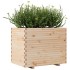 Jardinera madera maciza de pino 90x60x72,5