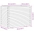 Jardinera madera maciza de pino 90x60x72,5