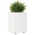 Jardinera madera maciza de pino blanco 50x50x72