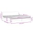 Cama con colchón terciopelo rosa 200x200