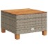 Set de muebles de jardín 6 pzas y cojines ratán sintético