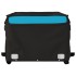 Remolque para bicicleta hierro negro y azul 45