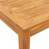 Juego de comedor de jardín 5 piezas madera maciza de