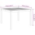 Juego de comedor de jardín 5 piezas madera maciza de