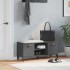 Banco zapatero VIKEN madera maciza pino antracita 106x35x45