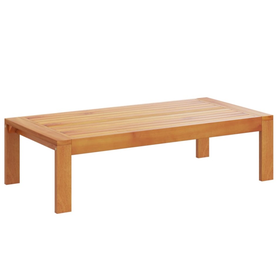 Set sofás de jardín con cojines 4 pzas madera maciza de