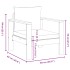 Set sofás de jardín con cojines 4 pzas madera maciza de