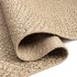 Alfombra ZIZUR apariencia de yute interior exterior 240x240