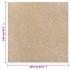 Alfombra ZIZUR apariencia de yute interior exterior 240x240