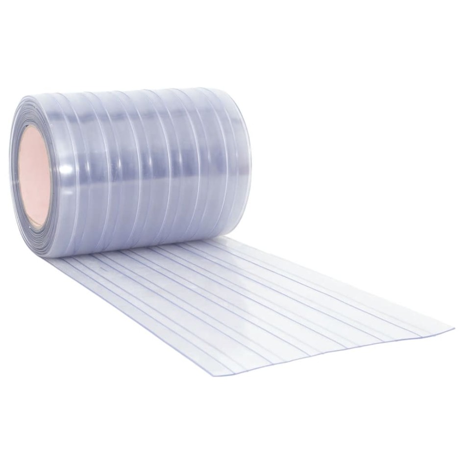 Tira de cortina para puertas PVC transparente 300x2,6 mm 25