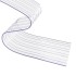 Tira de cortina para puertas PVC transparente 300x2,6 mm 25